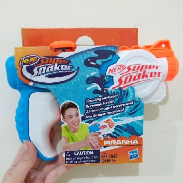 Nerf Super Soaker Piranha | mainan anak tembak air | pistol air nerf