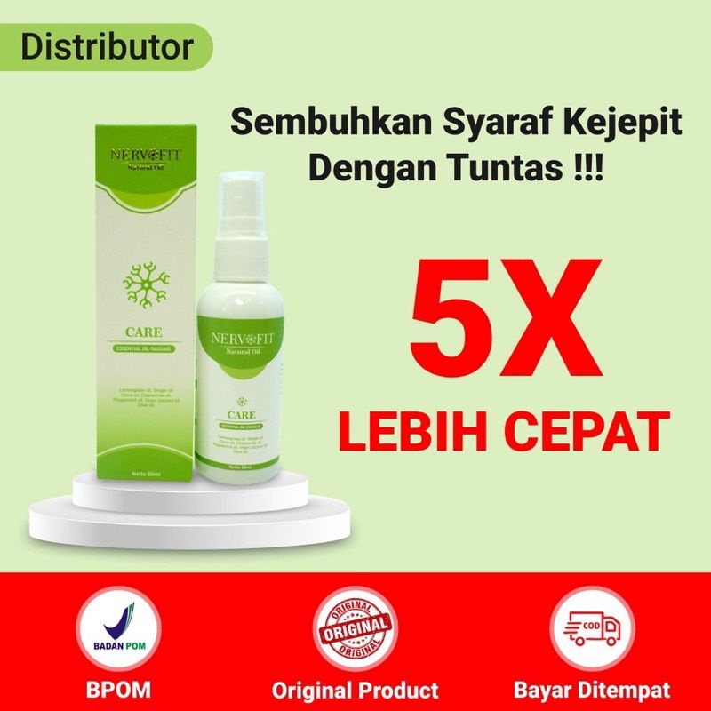 Nervofit Spray Original Atasi Syaraf Kejepit