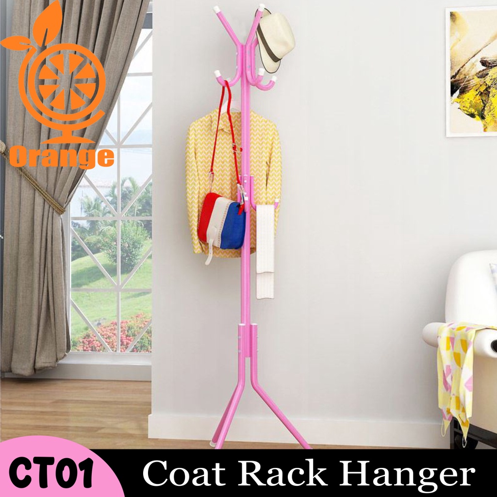Hanger Multifunction Standing Hanger Besi Stainless , Irit Tempat, Modern Gantungan Berdiri - WORLDDEKOR