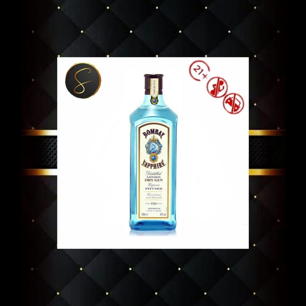 BOMBAY SAPHIRE DRY GIN 750 ML