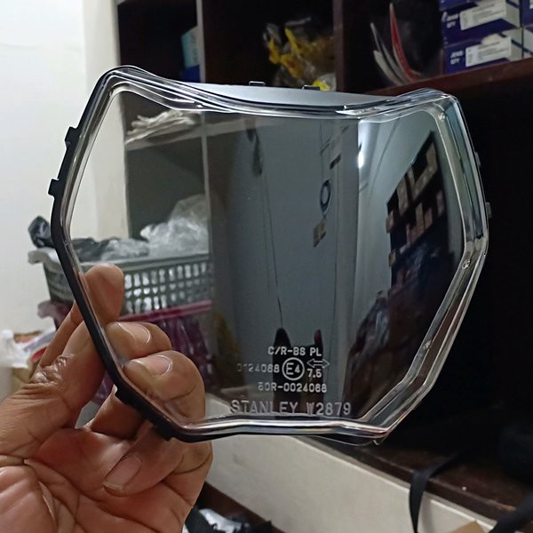 mika kaca lensa lampu depan reflektor Kawasaki KLX 150BF 150 BF original