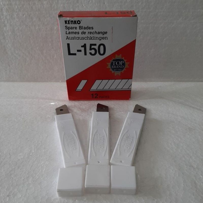 

Isi Cutter Besar Kenko L-150 / Pisau Cutter Refill L 150 PERTUBE Isi 5 Pcs