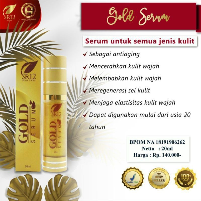 SERUM GOLD SR12/PENGHILANG FLEK HITAM