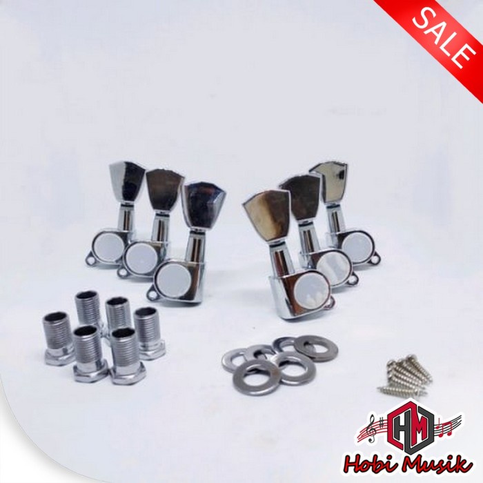 Dryer Gitar Model Tulip Chome Kualitas Terbaik