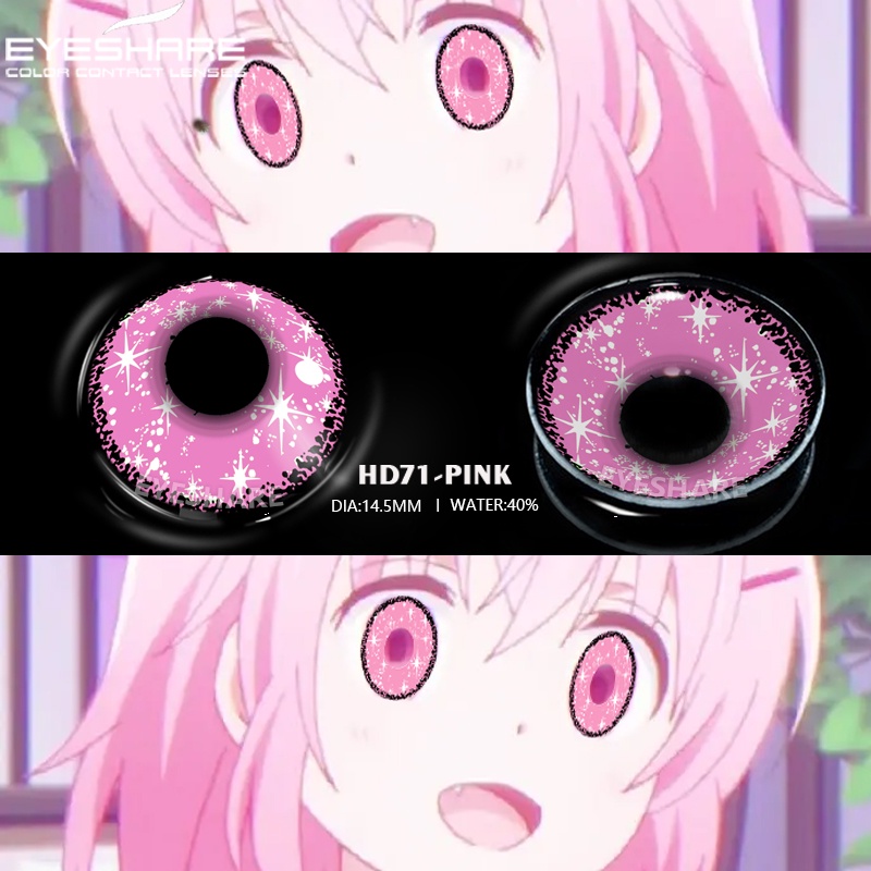 [✅COD &amp; READY STOCK ] Softlens Cosplay Anime Fashion Kartun Naruto Halloween Import Premium Big Eyes Softlen Crazy Kosplay - Gratis Lenscase