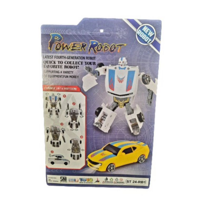 ( ST24 - RB1 ) Mainan Mini Robot Transformers Super Power Robot Bumblee Bee Mika ST24-RB1