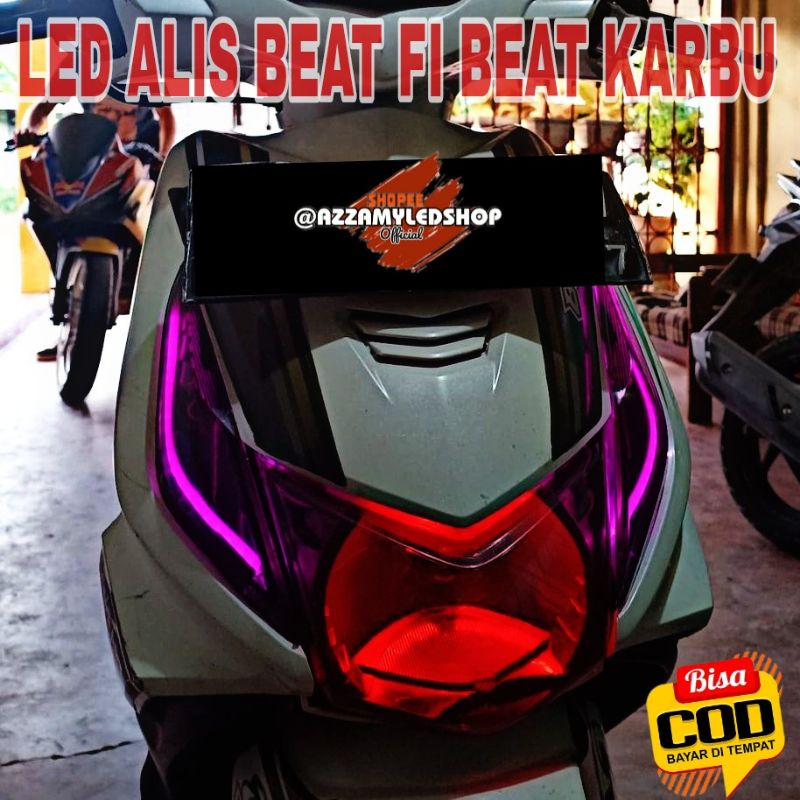 Lampu alis LED DRL alis flexible lentur BEAT Fi BEAT KARBU no bintik terang berkualitas