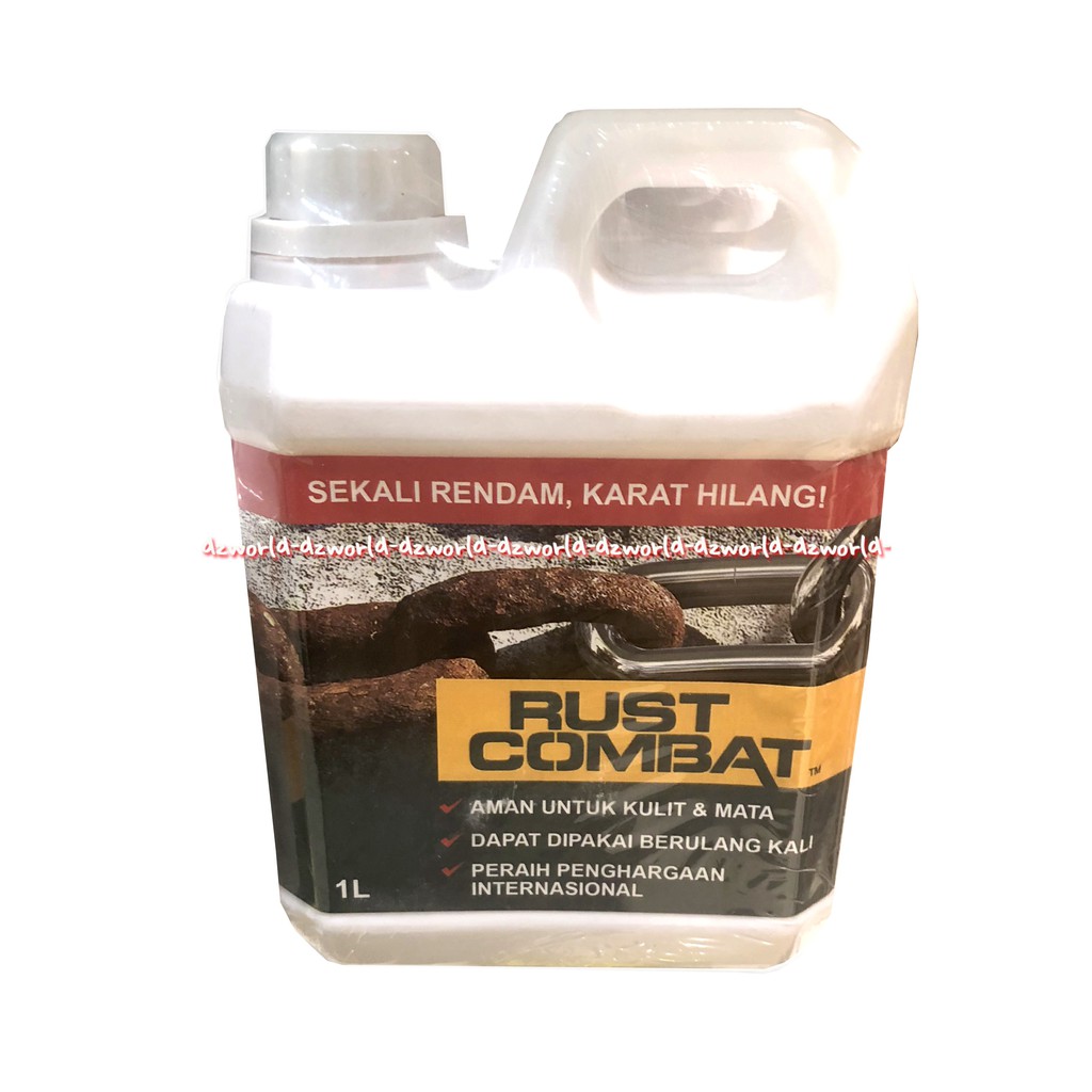 Rust Combat 1L Cairan Penghilang Karat Sekali Rendam Karatan Penghilang Rast Kombat Rus Combat 1 Litter Karat Besi Stainless 1Liter