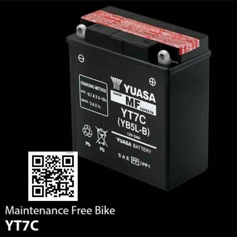 Accu / Aki Motor Yuasa Mf Yt7c / Yb5l-b (aki Kering)