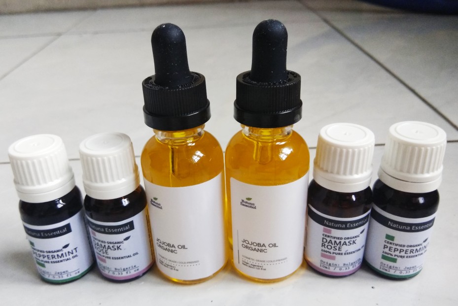 Natuna Damask Rose Essential Oil Diffuser Humidifier Minyak Esensial Purifier Aromatherapy Difuser