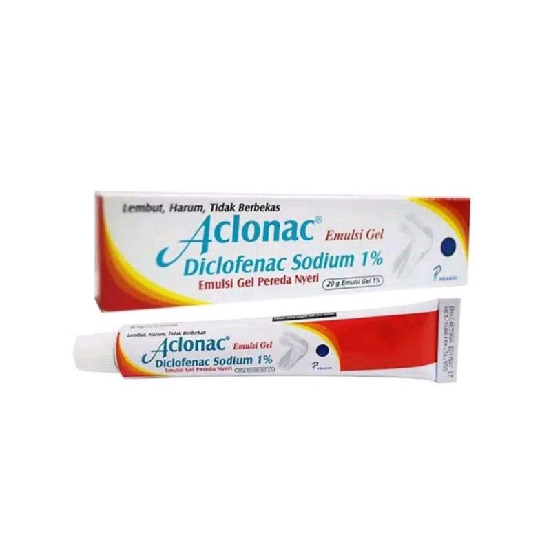 ACLONAC EMULSI GEL 20G / KRIM OTOT / PEGAL LINU / MEMAR / NYERI