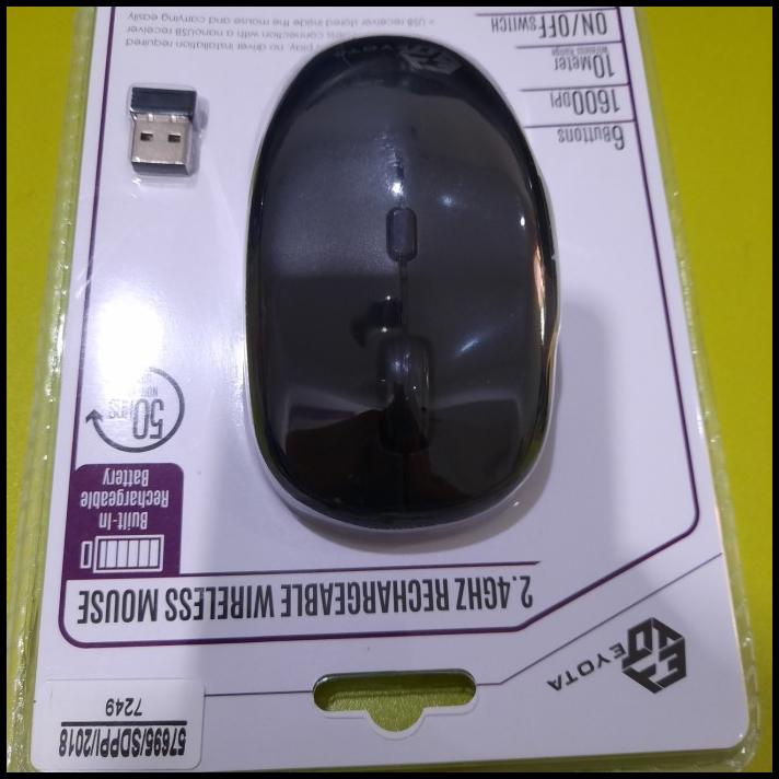 Mouse Wireless Eyota Rechargeable Wireless Mouse Bisa Di Cas Charger