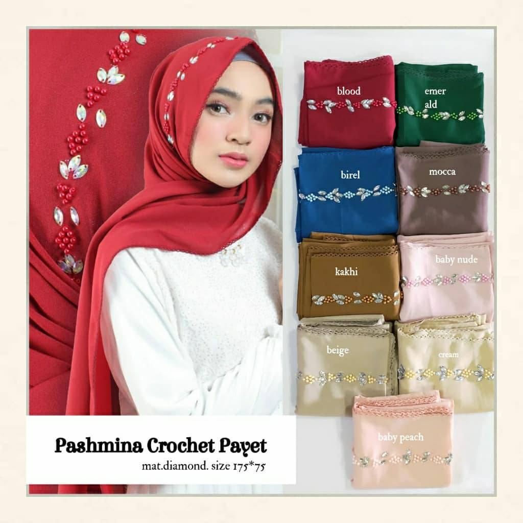 Agen Suppiler Hijab Pashmina Diamond Payet Jilbb Pashmina Polos Terlaris Termurah