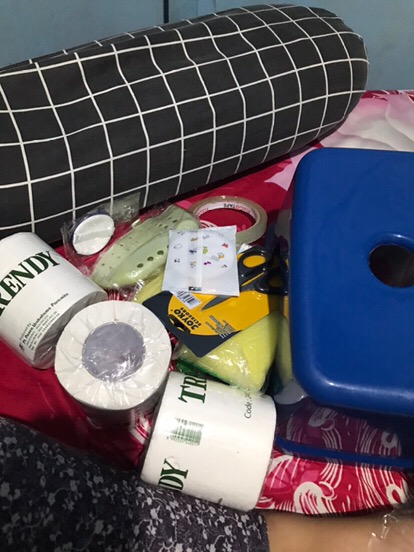 Bangku Tebal Jongkok  / Kursi Plastik Kaki Pendek Serbaguna Warna Acak Grosir Termurah