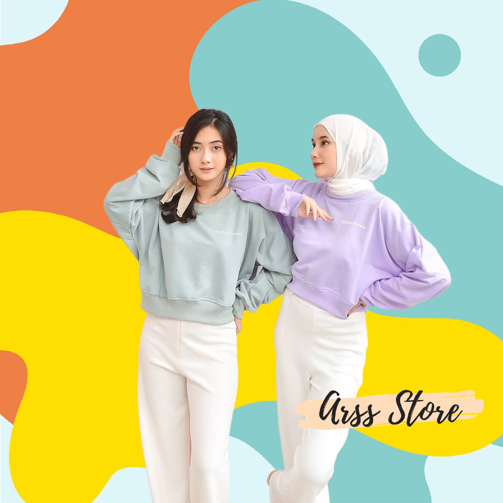 Malibu Dream Oversize | Fashion Terkini | Sweater Termurah