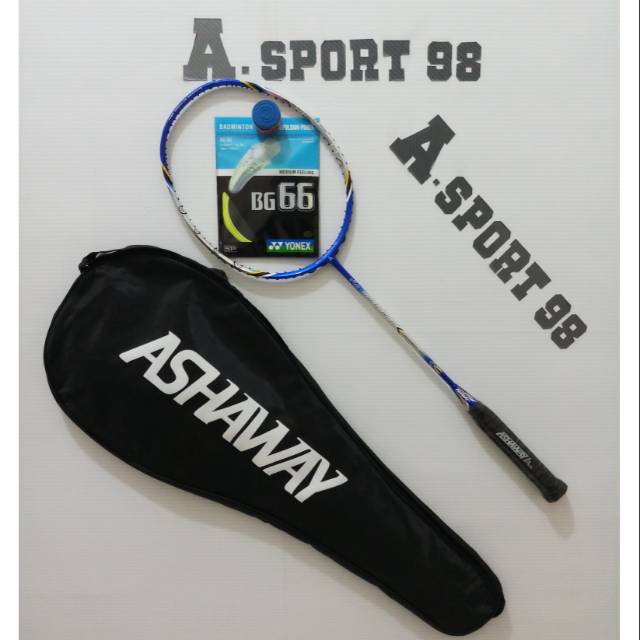 RAKET BADMINTON ORIGINAL ASHAWAY POWER SMASH 33LBS MADE IN USA
