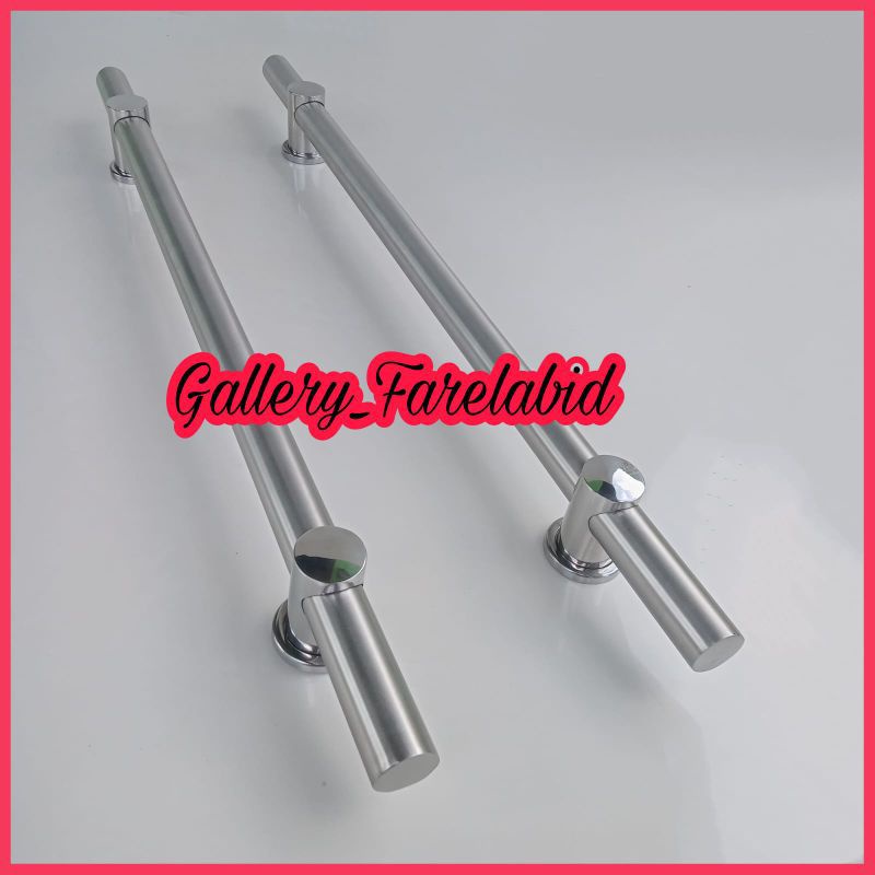 1 Meter Handle Pintu Rumah Stainless Steel 100 Cm Gagang Pintu Rumah Modern 80 Cm Pegangan Pintu Kupu Tarung Tarikan Pintu Rumah Minimalis