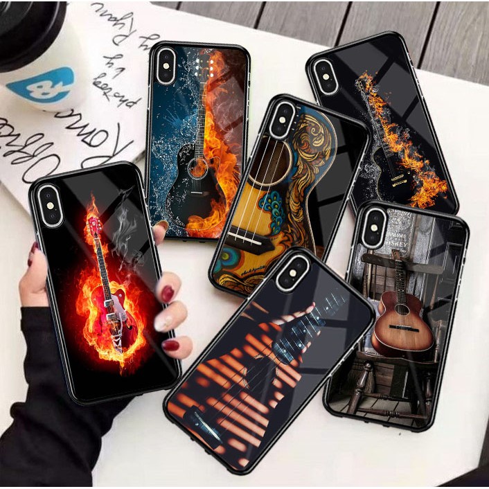 [P143] Phone Case Guitar Glossy 2D for All Type