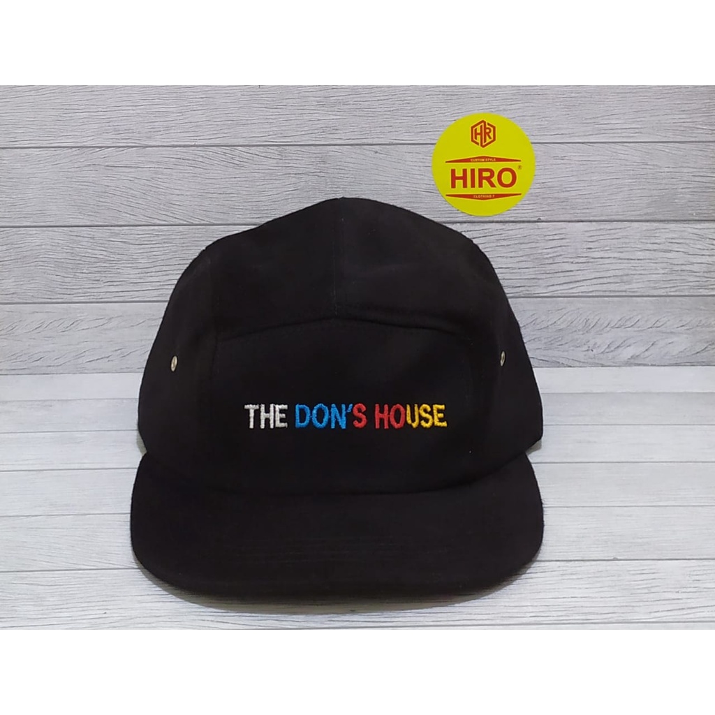 [COD]Topi Distro Pria/Topi Snapback Bordir THE DON'S HOUSE Hip-Hop New Model/Topi Lima Panel