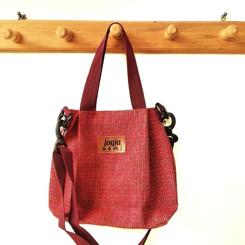 Tas Goni Selempang Gail Dobel Handle / Sling bag wanita mini Kecil Goni Sintetis / Hand bag gail Goni Sintetis