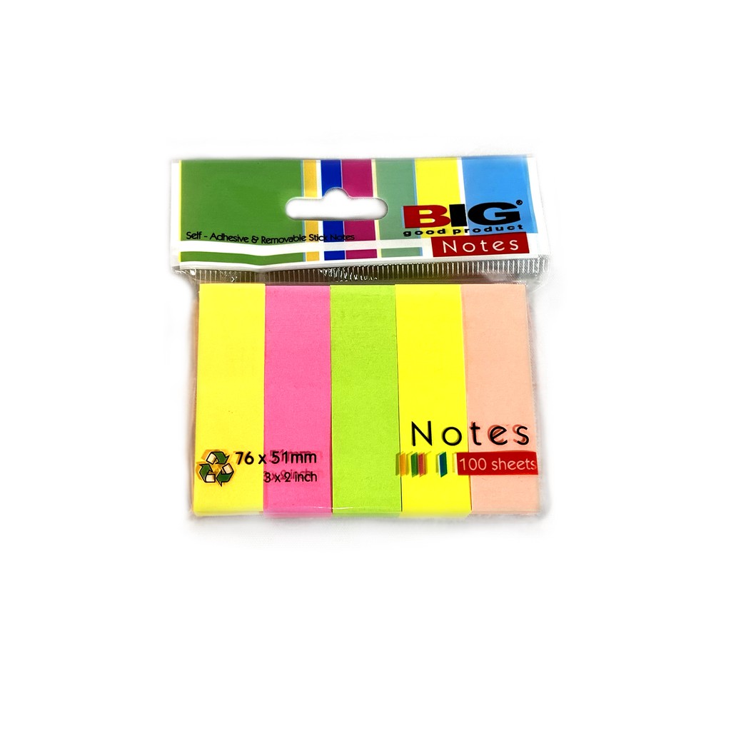 

STICKY NOTES / MEMO TEMPEL / WARNA WARNI 5 WARNA 76X51MM