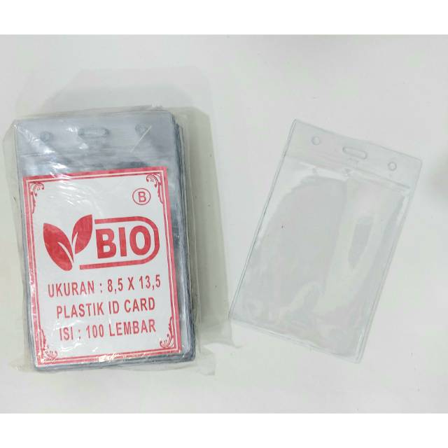 

Plastik Mika ID Card 8.5cm x 13.5cm 10 lembar