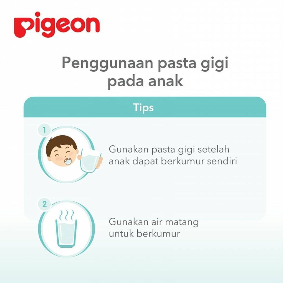 PIGEON ODOL Pasta Gigi Bayi Anak 45 Gr - Children Baby Toothpaste 45Gr Strawberry Orange Jeruk EXP LAMA