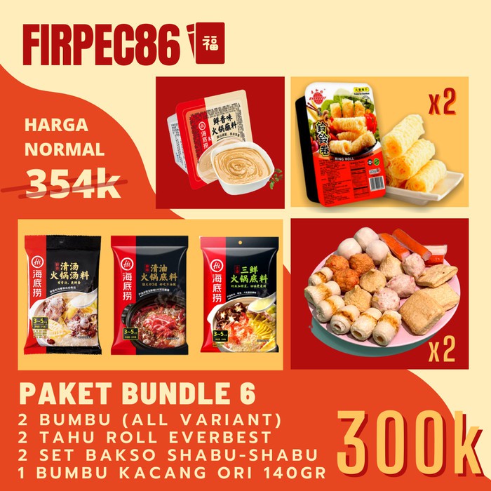 

Flash Sale - Bundle Hemat Haidilao Hotpot Di Rumah - Paket 5