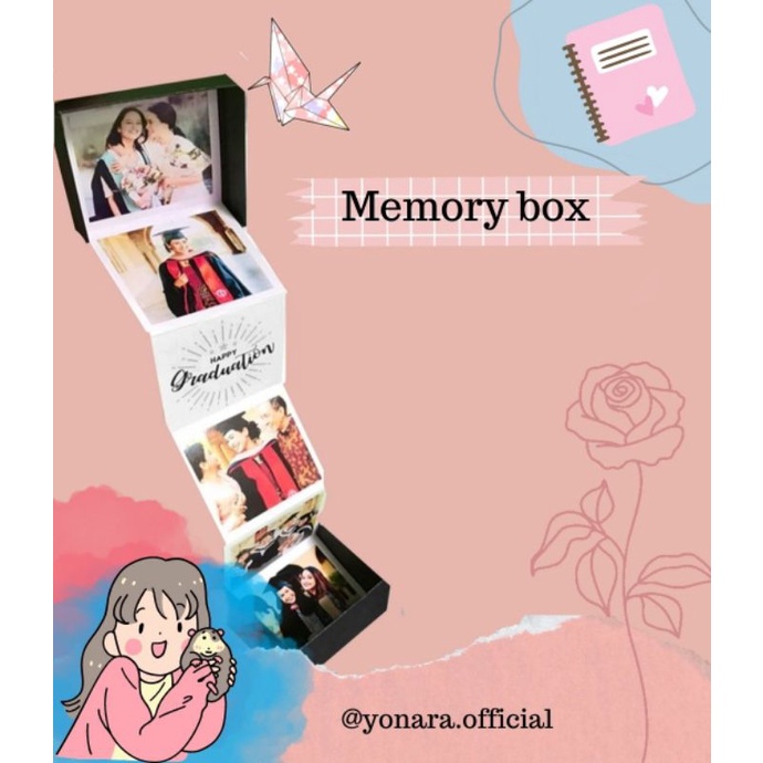 MEMORY BOX/FOTO BOX gift for birthday,anniversary,graduation