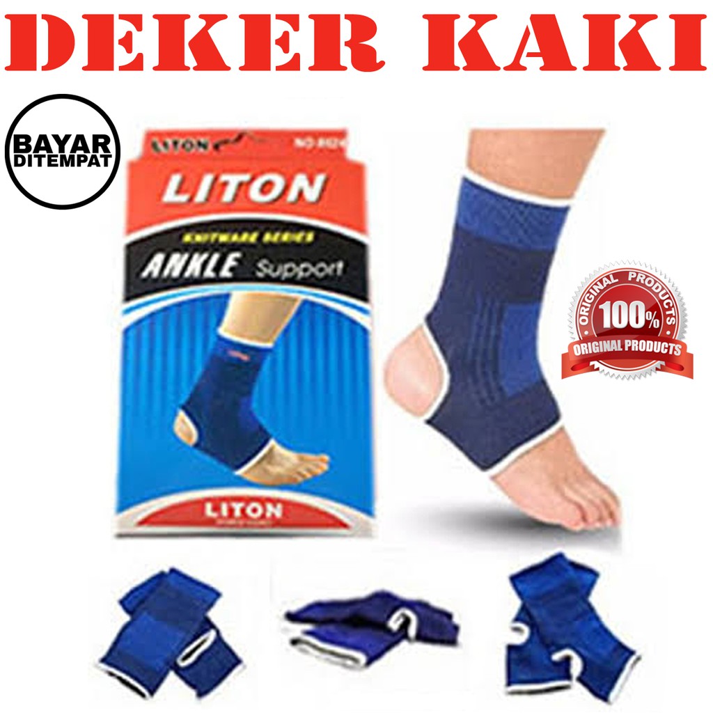 Liton Ankle Support Deker Pelindung Pergelangan Kaki Olahraga