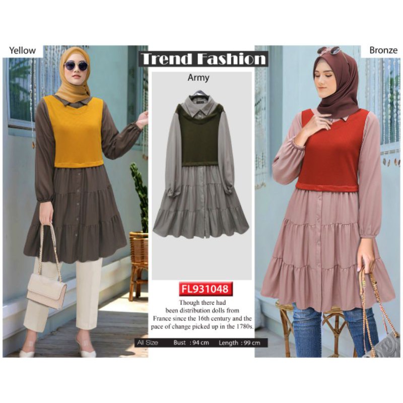Tunik Rompi Shakila By EXTU