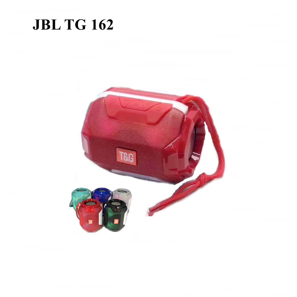 Speaker Bluetooth TG162 Portable Hi-Fi Stereo Bluetooth with USB TF Card and FM Radio Function
