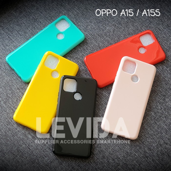 CASE OPPO A15 OPPO A15S SOFTSHELL CANDY SOFT CASE MACARON SILIKON RUBBER PREMIUM