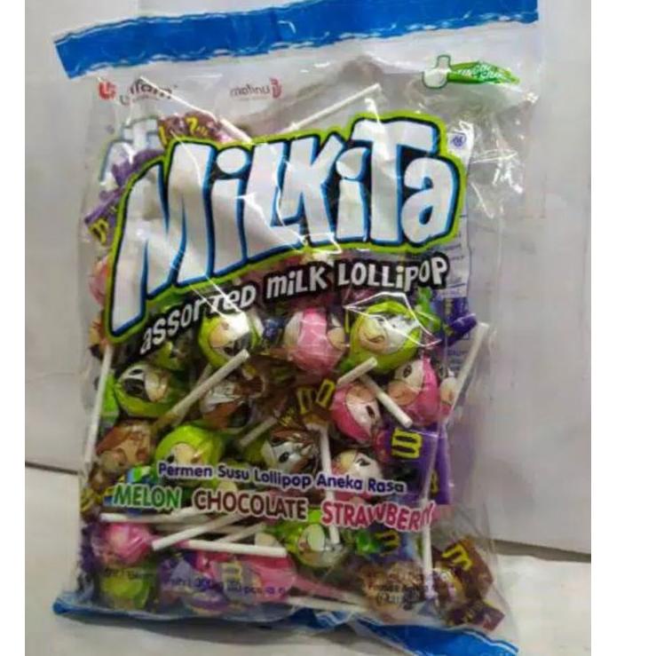 

BBY permen milkita lolipop#Smiling Eyeglass#Dancing Pop KT45 ー