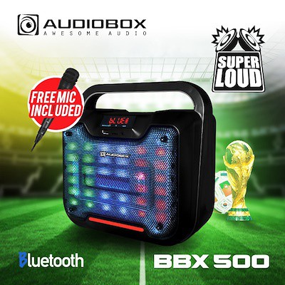 Speaker Loudspeaker Bluetooth Plus Mic Wireless 500ML AudioBox BoomBox Bluetoot BBX500