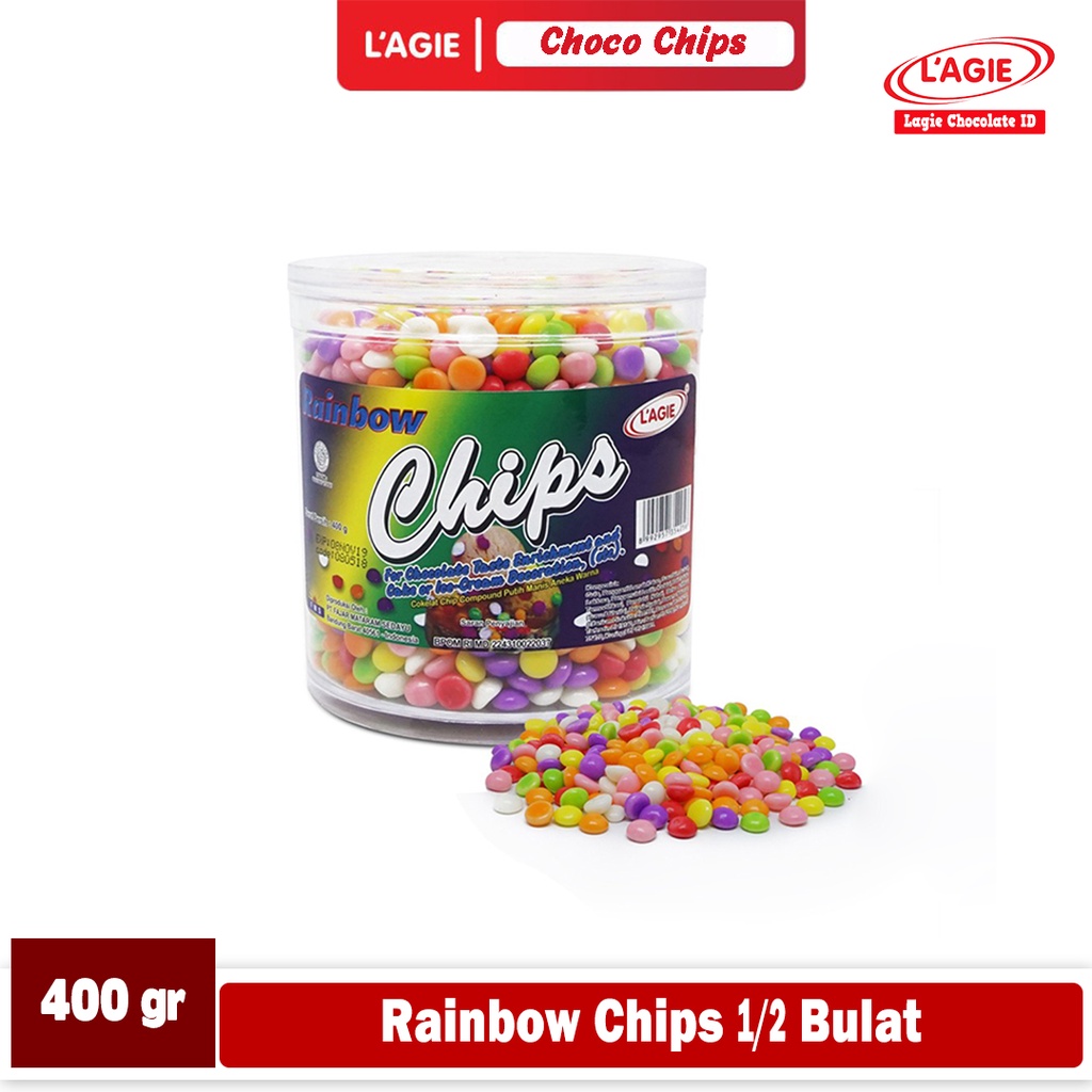 

LAGIE RAINBOW CHIPS 1/2 BULAT 400GRAM