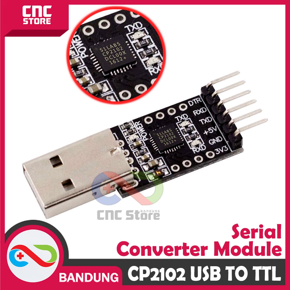 CP2102 USB TO TTL SERIAL CONVERTER MODULE ARDUINO ESP8266 RASPBERRY REPLACE FT232RL