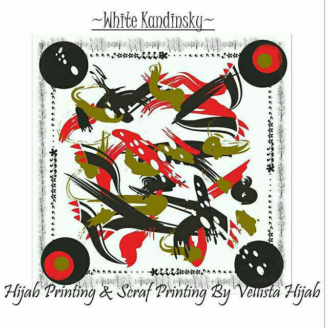 

[White Kandinsky] Hijab Printing / Scraf Printing / Kado Ulangtahun / Kado Anniversary / Kado Wisuda