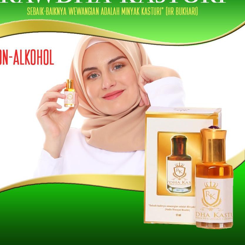 TERLARIS RAWDHA KASTURI MINYAK WANGI SUPER 12 ml KASTURI KIJANG KASTURI KUNING WANGI ORIGINAL MINYAK