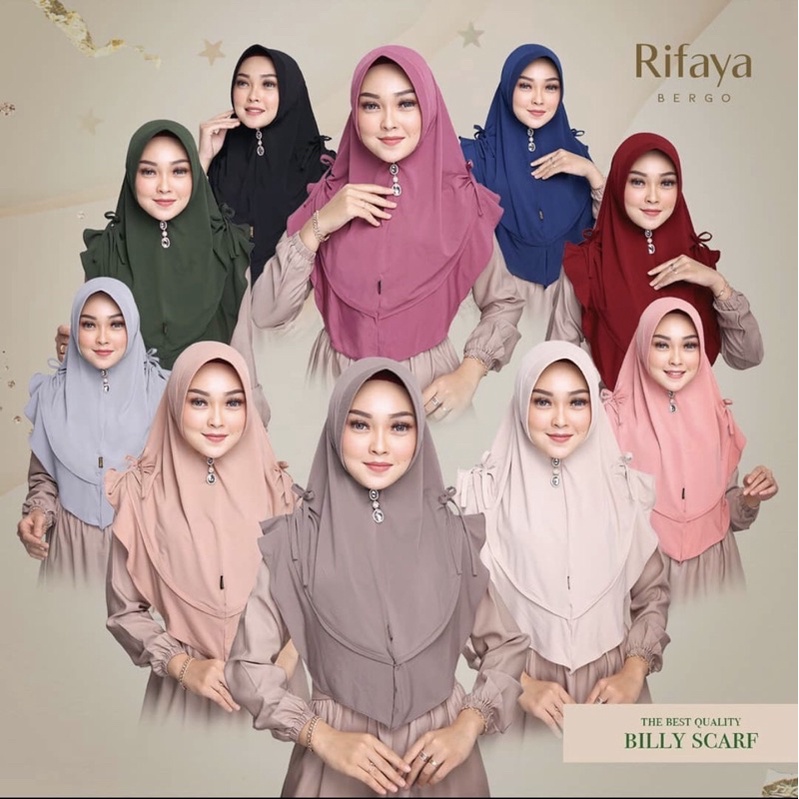 Kimar Instan / Jilbab Bordir / Jilbab Polos / Bergo Instan