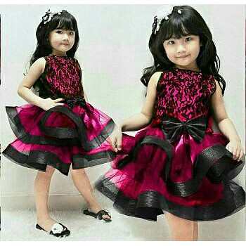 FWG - DRESS FABIOLA KIDS / DRESS ANAK LUCU / DRESS TUTU ANAK ANAK / DRES ANAK KOREA