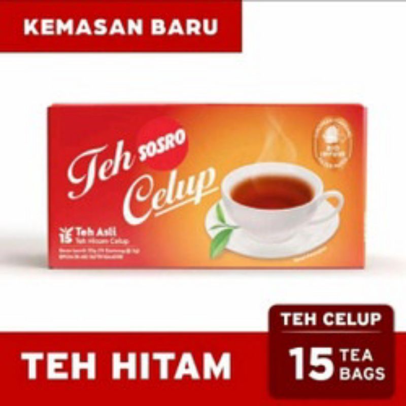 

Teh celup Sosro isi 15