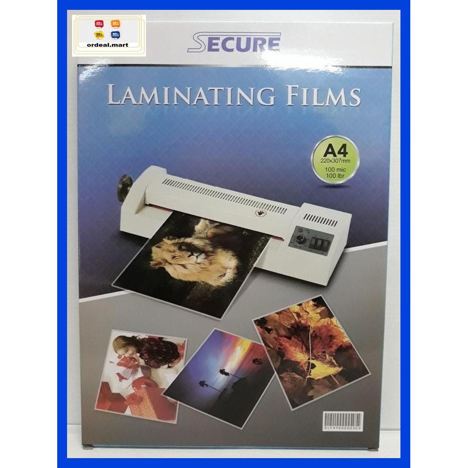 

6Rtiut7- Plastik Laminating Film A4 ( Isi 100 Lembar)-Laminator/Mesin Laminasi 5Ea5W5-