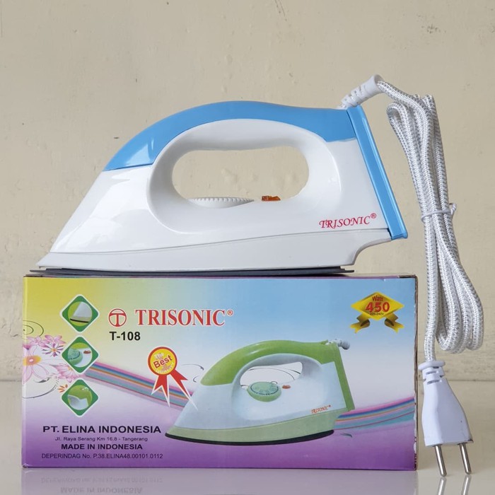 SETRIKA LISTRIK TRISONIC T-108