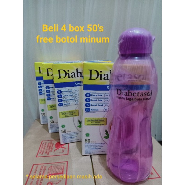 DIABETASOL SWEETENER 25/50 SACHET TERMURAH!!