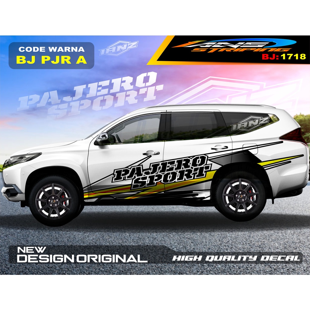 DECAL STIKER MOBIL FORTUNER / STIKER MOBIL GRAND LIVINA / VARIASI STIKER PAJERO / STIKER MOBIL