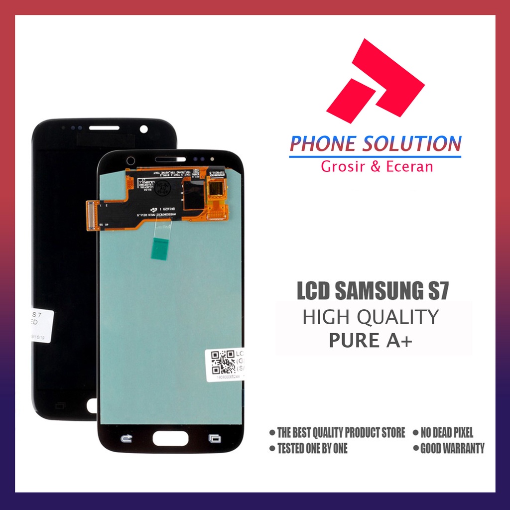 LCD Samsung S7 Flat G930 Fullset Touchscreen // Supplier LCD Samsung - Garansi 1 Bulan