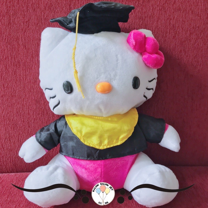 

balonbalonjkt - boneka wisuda / boneka graduation / boneka hello Kitty graduation