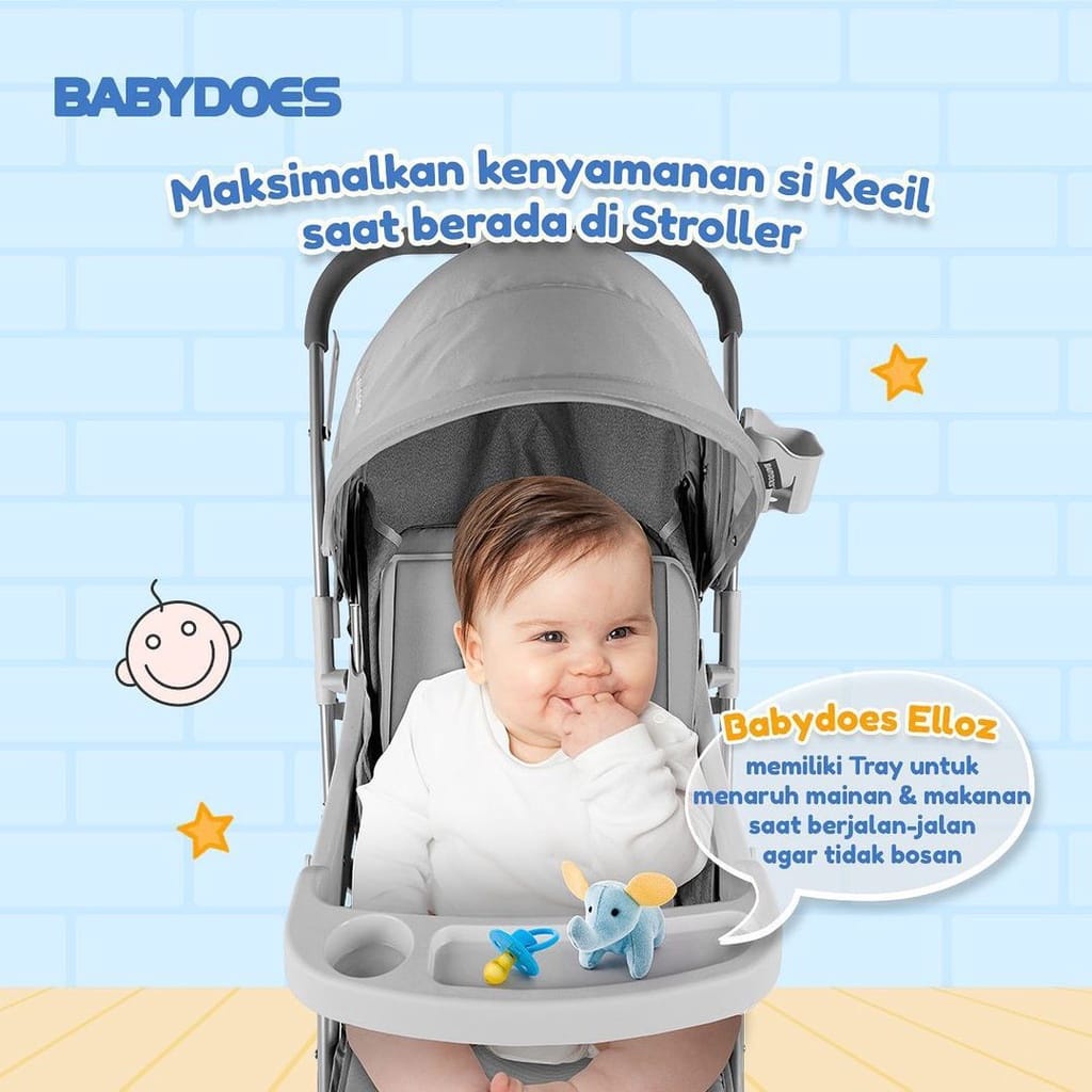 Stroller BabyDoes Elloz CH-SN 324 Kereta Dorong Bayi Dua Arah bisa hadap-hadapan