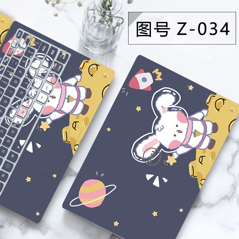 3 Pcs Stiker Skin Vinyl Motif Kartun Untuk Laptop HP Specter X360 Pavilion Zhan66 Pro G1 Pro 14 G2 ProBook 445R G6 445 G6 EliteBook 840 EliteBook 820